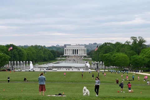 National Mall with Lincoln Memorial and Reflecting Pool