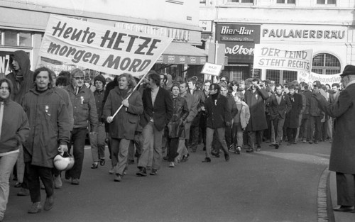 The NPD's right-wing radical action Resistance was a nationwide response to Willy Brandt's 1970 policy of understanding with the East