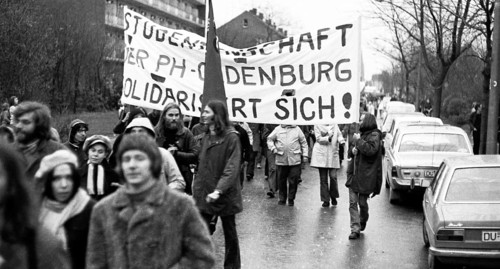 The dismissal of workers at the Mannesmann factory after a spontaneous strike not led by the union provoked protests by Mannesmann workers in Duisburg and other locations on 7 November 1973 and solida...