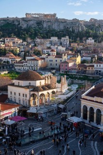 View of the Old Town of Athens