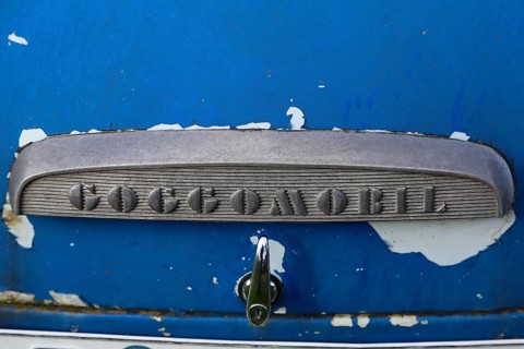 Detail of a classic car
