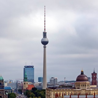 City panorama with the TV Tower