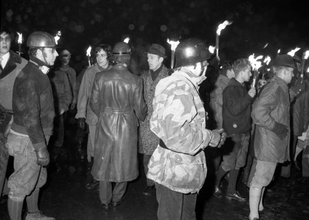 The NPD's right-wing radical action Resistance was a nationwide response to Willy Brandt's 1970 policy of understanding with the East