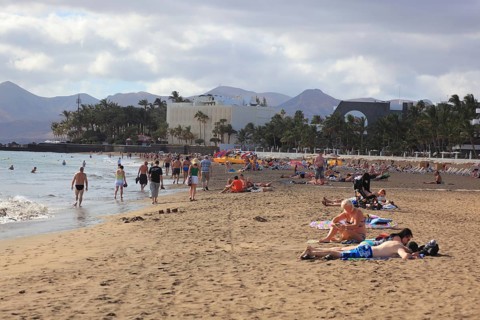 Beach near Puerto del Carmen