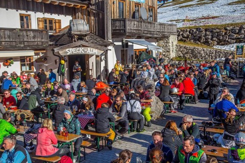 Speck-Alm mountain inn and apres-ski hut