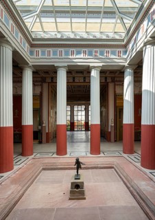 Inner courtyard of the Pompejanum in Aschaffenburg