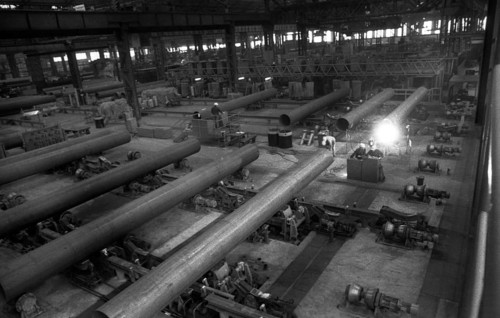 The Thyssen pipe mill