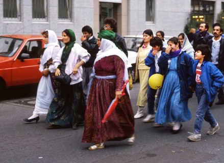 Ruhr area. Participants at the Easter March Ruhr ca. 1982-4
