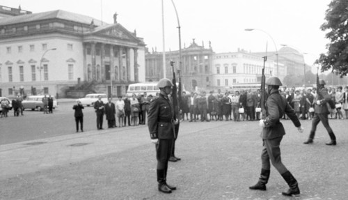 The picture was taken between 1965 and 1971 and shows a photographic impression of everyday life in this period of the GDR. Berlin