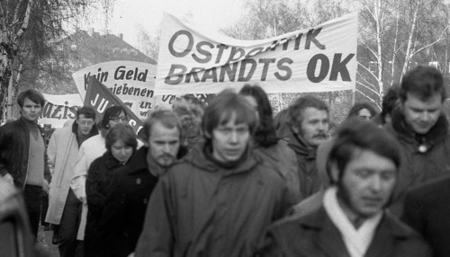 The NPD's right-wing radical action Resistance was a nationwide response to Willy Brandt's 1970 policy of understanding with the East