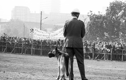 Election campaign appearances in 1969 by the radical right-wing NPD