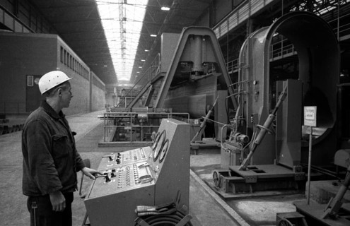 The Thyssen pipe mill