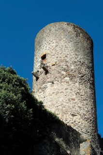 Dungeon of the castle of Saint Floret village designated â€œPetite Cite de Caractere