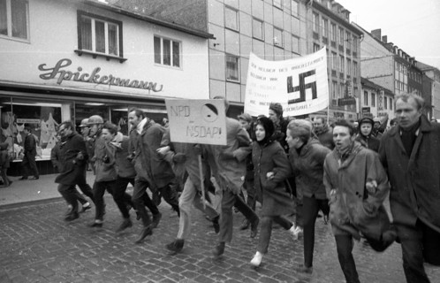 Several hundred demonstrators