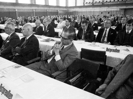 The Congress of the East German Expellees' Associations on 15. 4. 1972 in Bad Godesberg