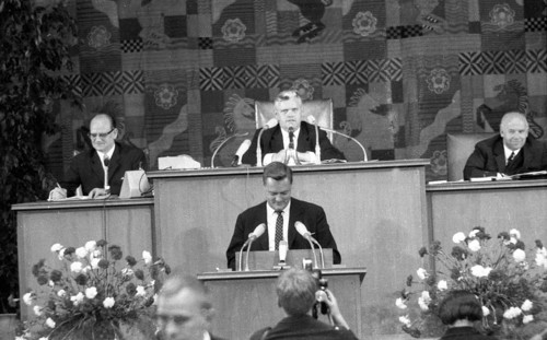 The re-election of North Rhine-Westphalia's state premier Franz Meyers
