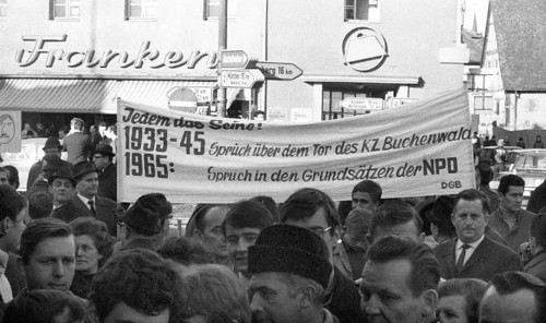The party congress of the radical right-wing NPD