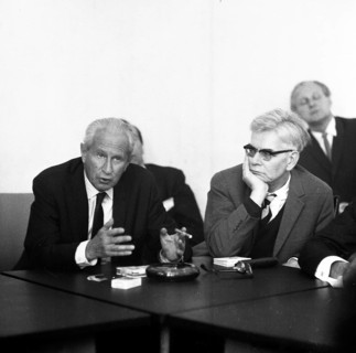 Congress of the student organisation SDS Sozialisischer Deutscher Studentenbund at the University of Frankfurt/M. on 22. 5. 1966