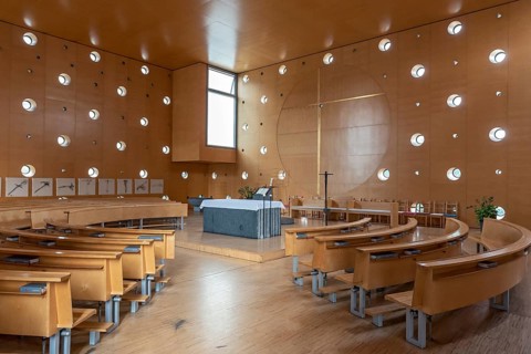Interior of Donau City Church