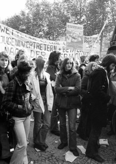A demonstration initiated by the German Federation of Trade Unions