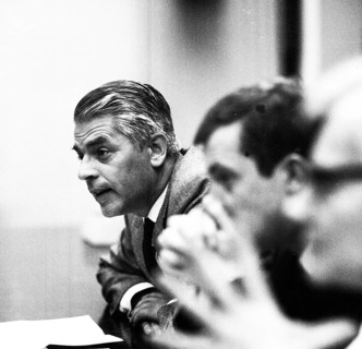 Congress of the student organisation SDS Sozialisischer Deutscher Studentenbund at the University of Frankfurt/M. on 22. 5. 1966