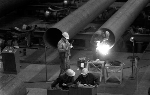 The Thyssen pipe mill