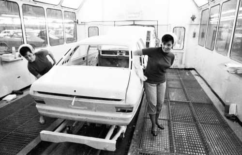 Manual labour in the car industry