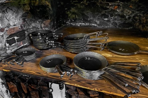 Forged iron pans