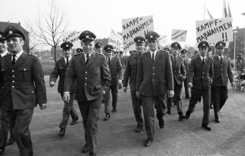 The protest of the police