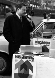 Trade union activities in the years 1965 to 1971 on the subject of co-determination and Montanmitbestimmung in the Ruhr area