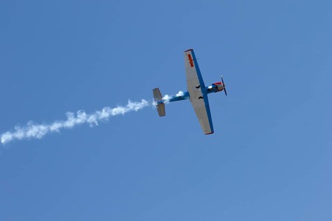 Yak and Biplane demonstration flight