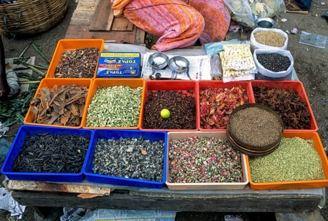Spices in the market