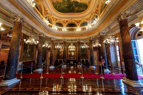 Beautiful interior of the Amazon theatre