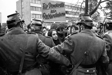 Several hundred demonstrators
