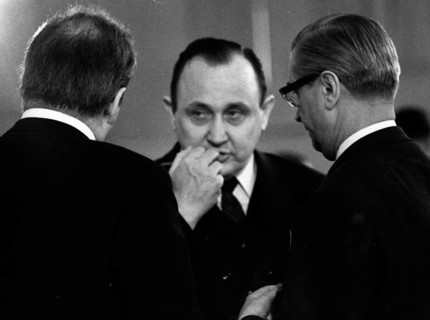 The Federal Assembly elected the new Federal President Gustav Heinemann
