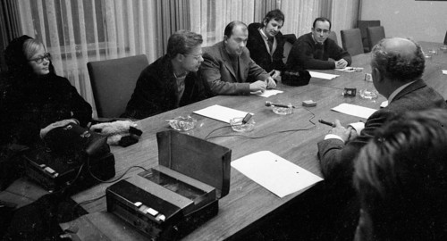 Representatives of the DKP-affiliated SDAJ