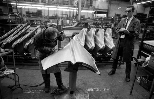 Manual labour in the car industry
