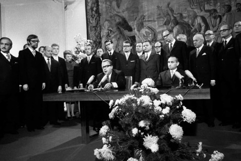 As part of the SPD/FDP coalition's policy of detente