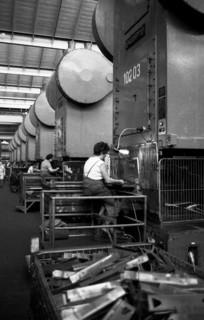 Manual labour in the car industry