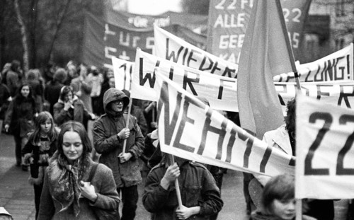 The dismissal of workers at the Mannesmann factory after a spontaneous strike not led by the union provoked protests by Mannesmann workers in Duisburg and other locations on 7 November 1973 and solida...