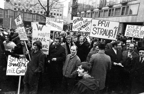 During the election campaign for the 1969 Bundestag elections