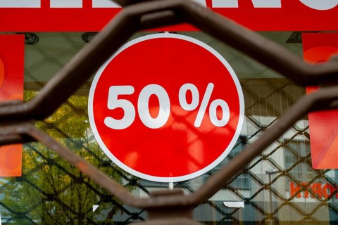Clearance sale due to closure