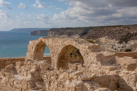 Excavation site of the ancient city of Kourion