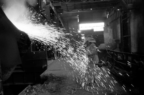 The production of steel products