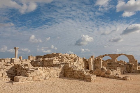 Excavation site of the ancient city of Kourion