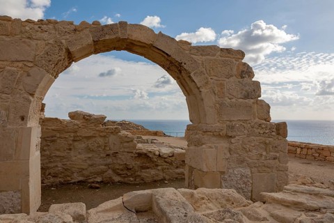 Excavation site of the ancient city of Kourion