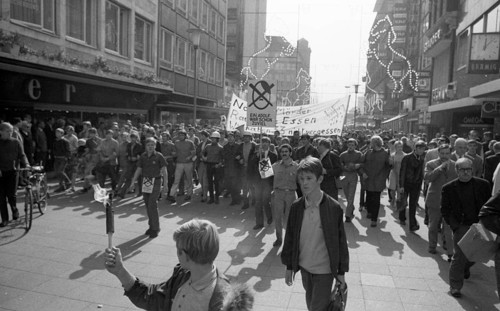 Election campaign appearances in 1969 by the radical right-wing NPD