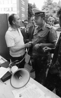 With street protests and the collection of signatures