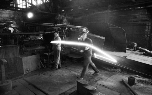 The production of steel products
