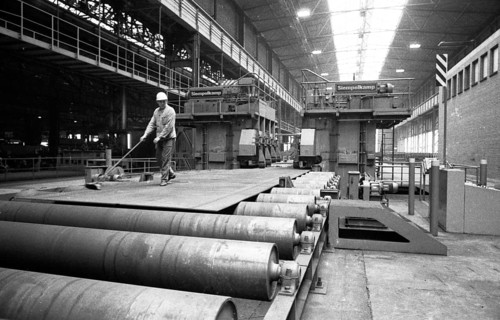 The Thyssen pipe mill